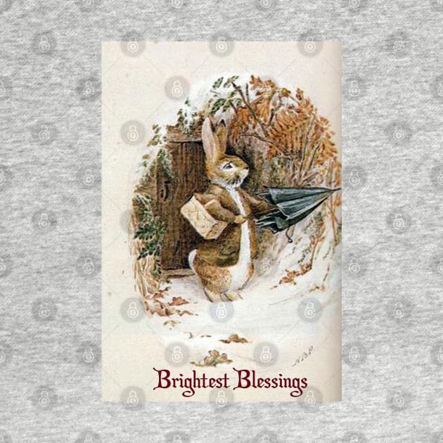 Christmas Rabbit - Beatrix Potter by forgottenbeauty